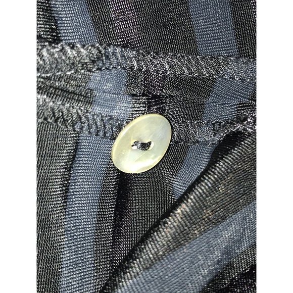 Rabbit Rabbit Rabbit Designs Cardigan Tunic Topper Slinky Black Blue Gray Sz 6P - Picture 11 of 11